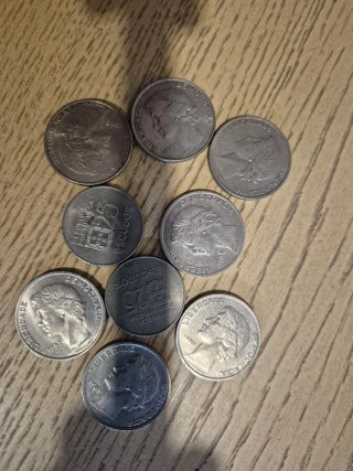 Conjunto de Moedas de Escudos Portugueses