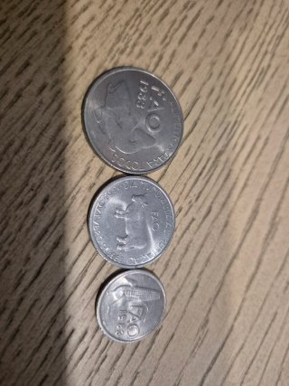 Conjunto de Moedas de Escudos Portugueses