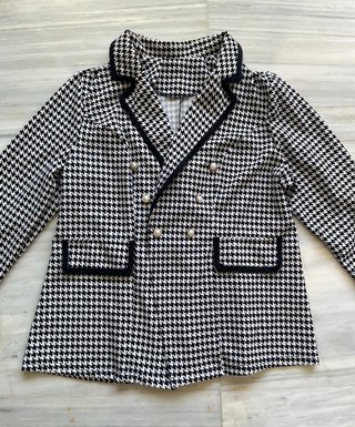 Blazer chaqueta americana pata de gallo