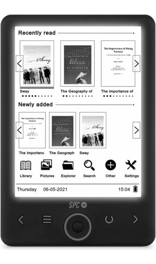 SPC Dickens Light 2 - E-reader 6 con luz