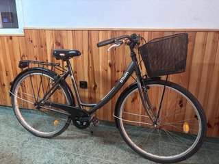 Bicicleta de Paseo Btwin Gris oscuro