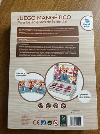 Juego Magnético Mundo Diver Vestidos