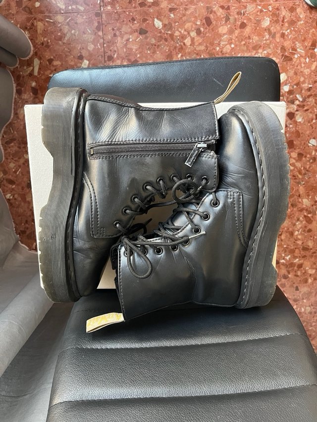 Botas piel plataforma Dr. Martens  Super botas