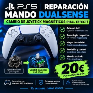 Reparaciones drift mandos ps5, Xbox, switch pro
