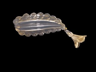 Ricambio Murano Foglia Oro Trasparente