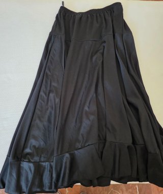 Falda Flamenco Talla 12 Negra