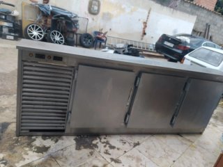 Mostrador refrigerado acero inoxidable