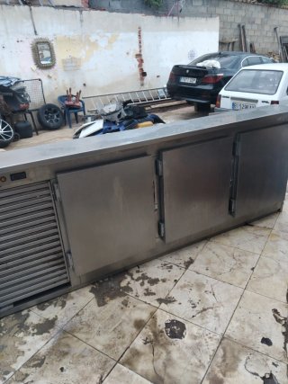 Mostrador refrigerado acero inoxidable