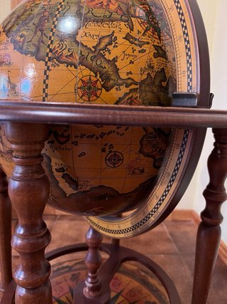 Mueble Bar Globo Terráqueo Vintage