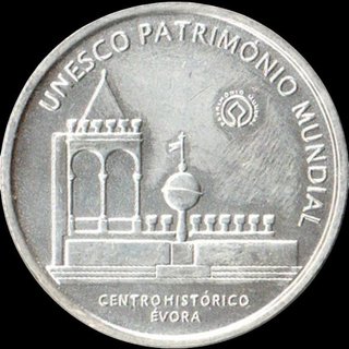 5€ DE PLATA PORTUGAL ÉVORA PATRIMONIO MUNDIAL S/C