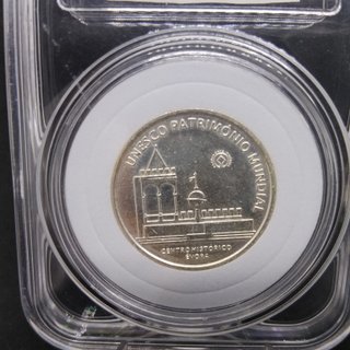 5€ DE PLATA PORTUGAL ÉVORA PATRIMONIO MUNDIAL S/C