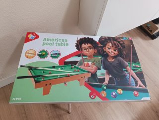 Mesa de billar americano infantil