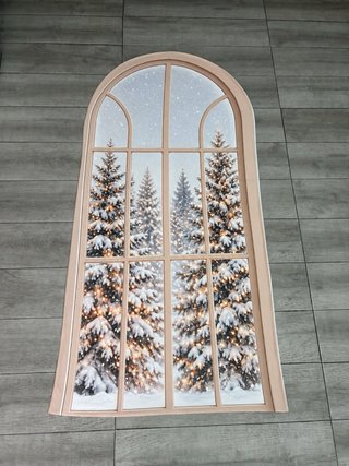 Fondo Fotografía Ventanal Navideño 1x2m