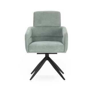 Nuevo sillon giratorio moderno color turquesa