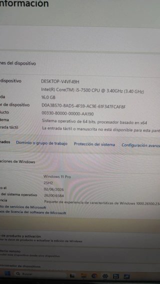PC Gaming i5-7500 16GB RAM GTX 1050 SSD 500GB