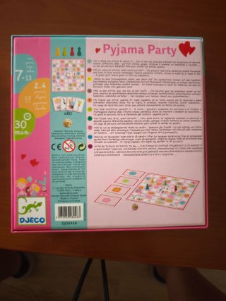 Juego de mesa Pyjama Party Djeco