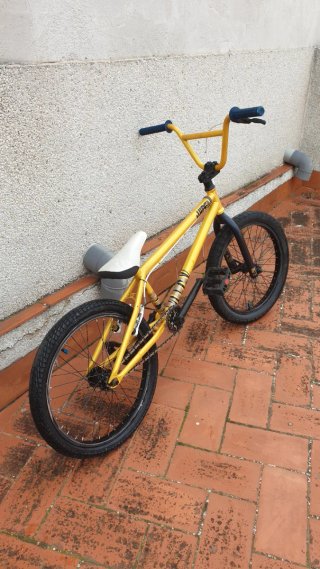 Bicicleta BMX B'Twin Wipe 5 Dorada