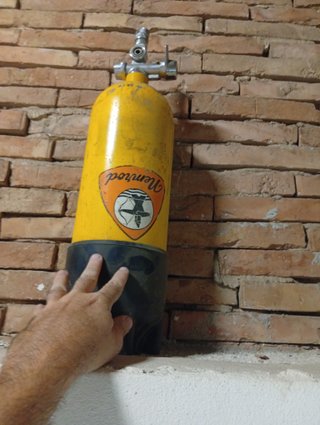 Botella de buceo Nemrod vintage