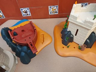 Lote Playmobil Faros y Barco Pirata