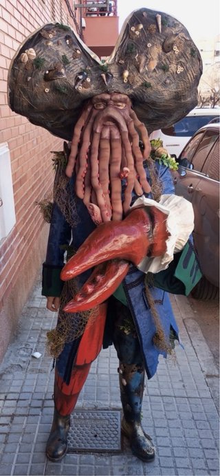 Disfraz Davy Jones Carnaval Talla Única