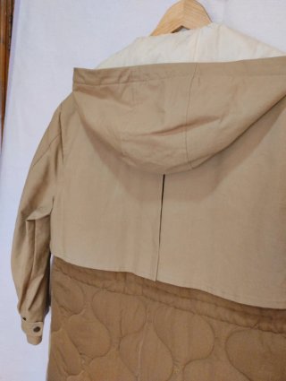 Gabardina/Parka Beige Talla S