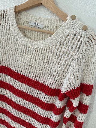 Jersey Mango rayas rojas talla S