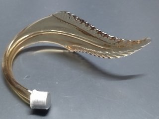Ricambio lampadario foglia cristallo ambra