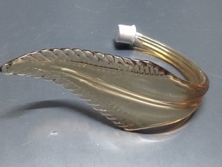Ricambio lampadario foglia cristallo ambra