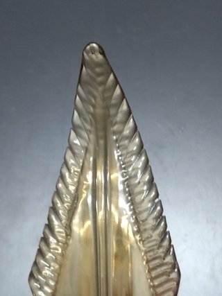 Ricambio lampadario foglia cristallo ambra