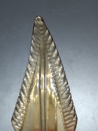 Ricambio lampadario foglia cristallo ambra
