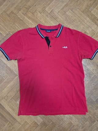 Polo Fila rojo talla XL