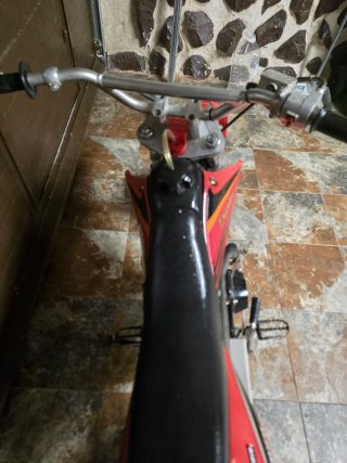 Pit Bike Kanguo Explorer Roja y Negra