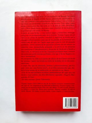 LIBRO A SANGRE FRÍA DE TRUMAN CAPOTE