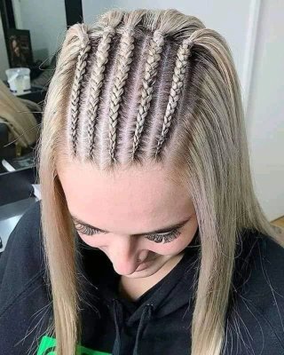 Trenzas de Corona con Abalorios