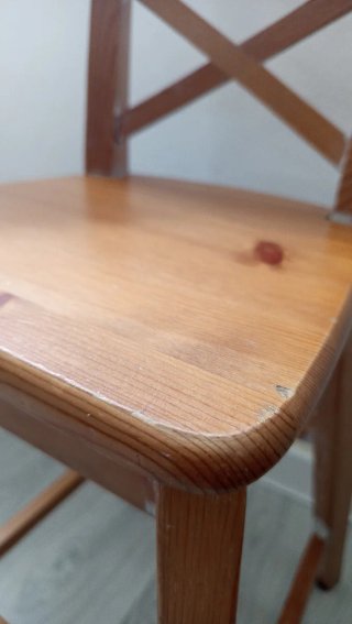 Silla Infantil Inglof Madera Ikea