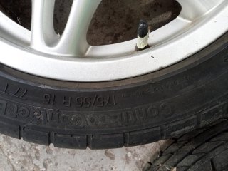 2 Llantas Traseras con Neumáticos Smart 450