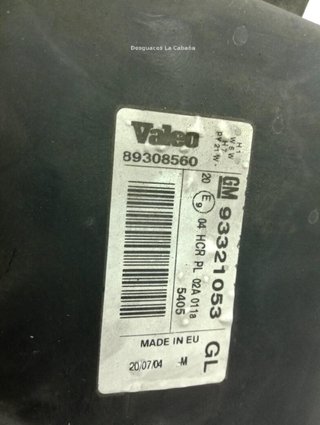 Faro derecho opel meriva a limusina (x03) 23109490