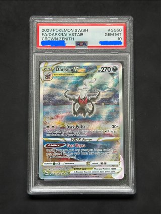 Carta Pokémon Darkrai VSTAR PSA 10