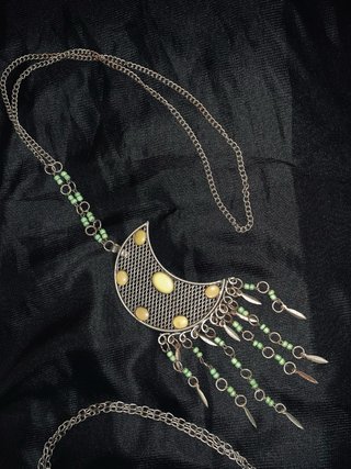 Collar Étnico Media Luna Boho