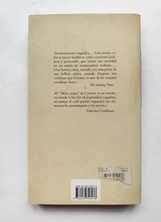 LIBRO DESGRACIA DE COETZEE