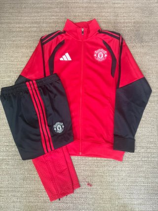 Chándal Adidas Manchester United Rojo/Negro