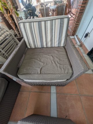 Muebles de jardín ratán