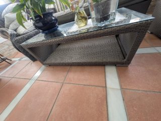 Muebles de jardín ratán