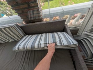 Muebles de jardín ratán