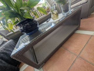 Muebles de jardín ratán