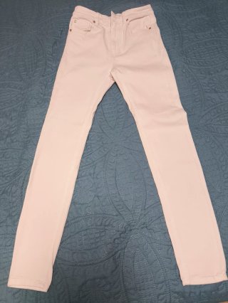 Pantalón vaquero blanco Stradivarius Talla 36