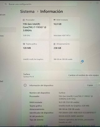 Microsoft Surface Pro 8 i7 13