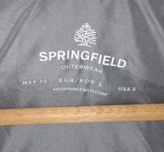 Cazadora Acolchada Springfield Gris