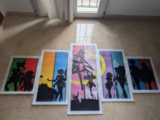 Pòsters Canvas Lienzo Sailor Moon