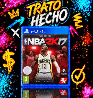 Nba 2k 17 ps4 como nuevo!!!